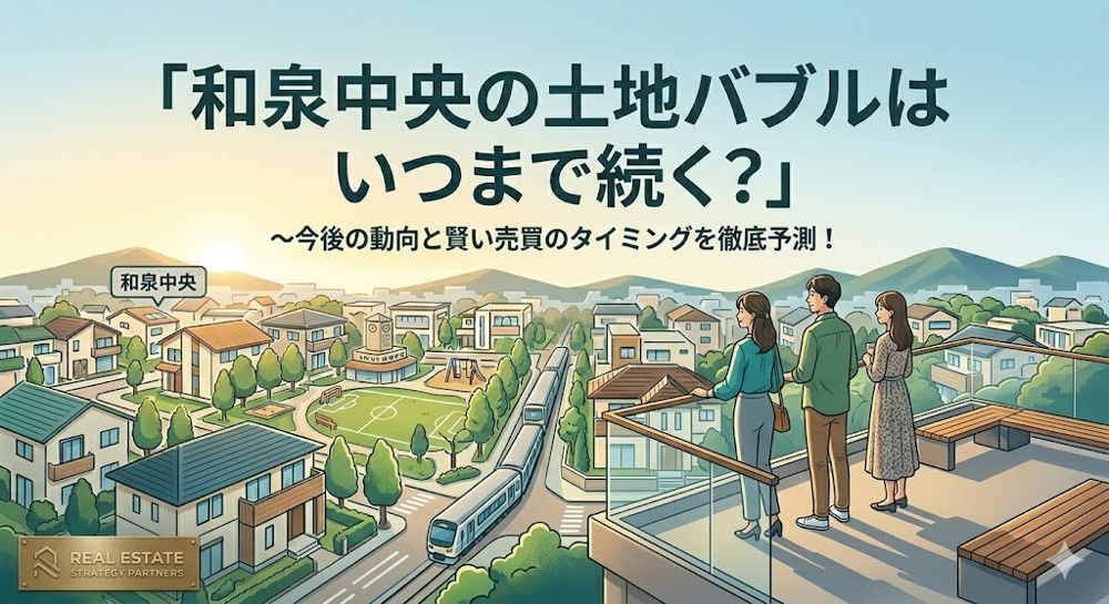 和泉中央の土地バブルはいつまで続く？光明池周辺の今後の地価動向を解説の画像