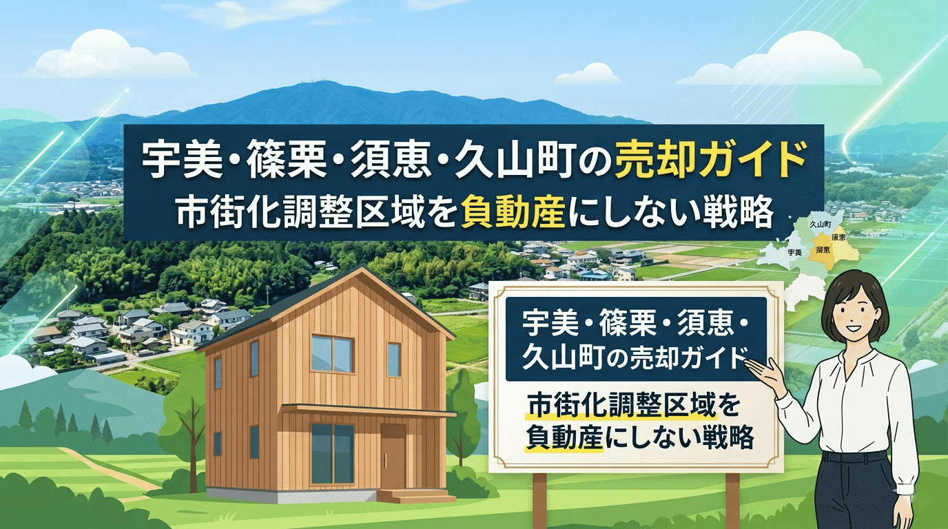 宇美・篠栗・須恵・久山町の売却ガイド|市街化調整区域を負動産にしない戦略の画像