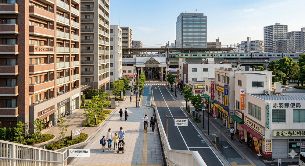 【東京都北区赤羽南の不動産相場】地域の特徴と売却・査定のポイントの画像
