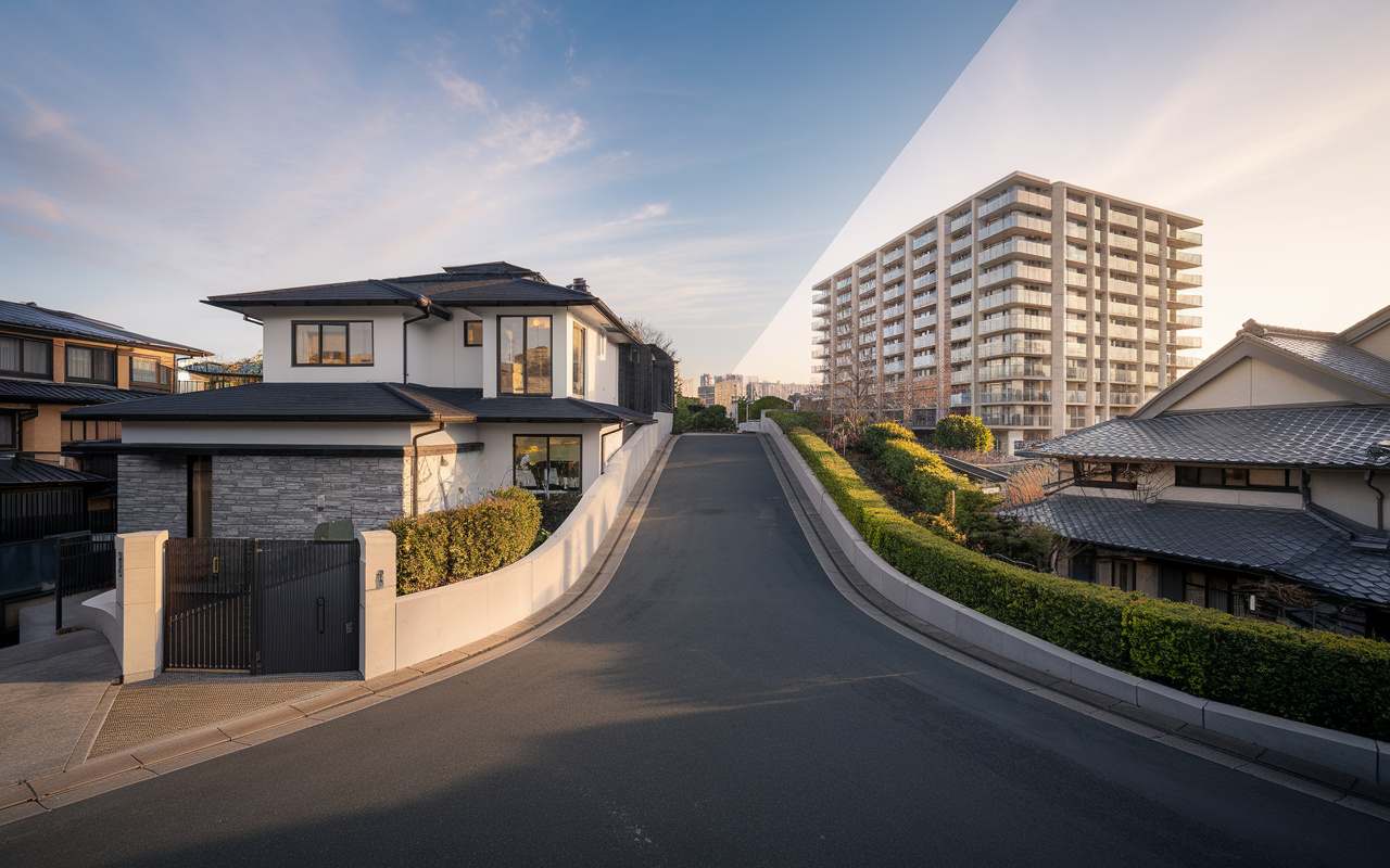 住宅とマンションどちらを購入すべきか?比べるポイントから自分に合う選び方を解説の画像