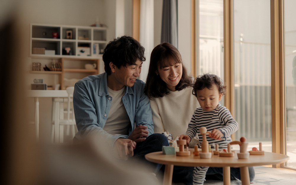 久留米市で叶える、子育てしやすい家づくり ～家族団らんを育む間取りの工夫をご紹介～の画像