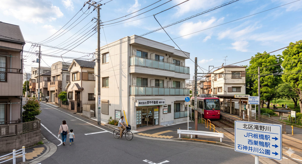 【東京都北区滝野川の不動産相場】地域の特徴と売却・査定のポイントの画像