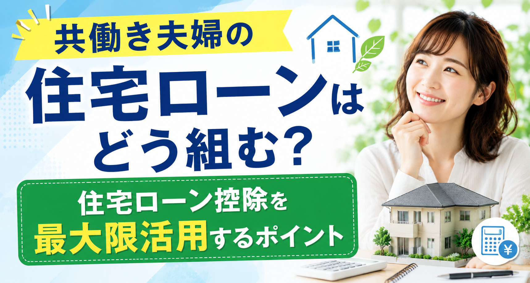 共働き夫婦の住宅ローンはどう組む?住宅ローン控除を最大限活用するポイントの画像