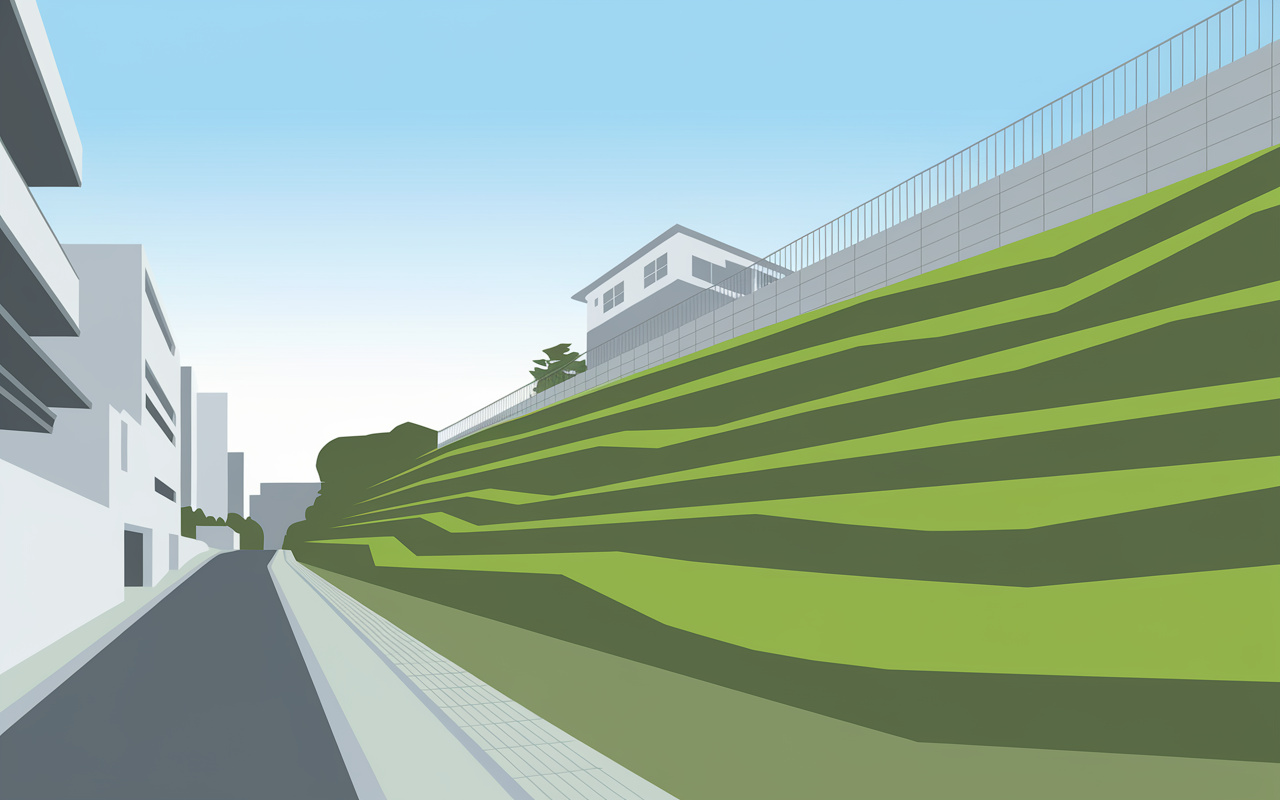 高崎市で崖地に家を建てる前に知るべき崖地条例！斜面との距離や制限をやさしく解説の画像