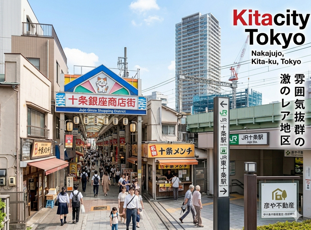 【東京都北区中十条の不動産相場】地域の特徴と売却・査定のポイントの画像