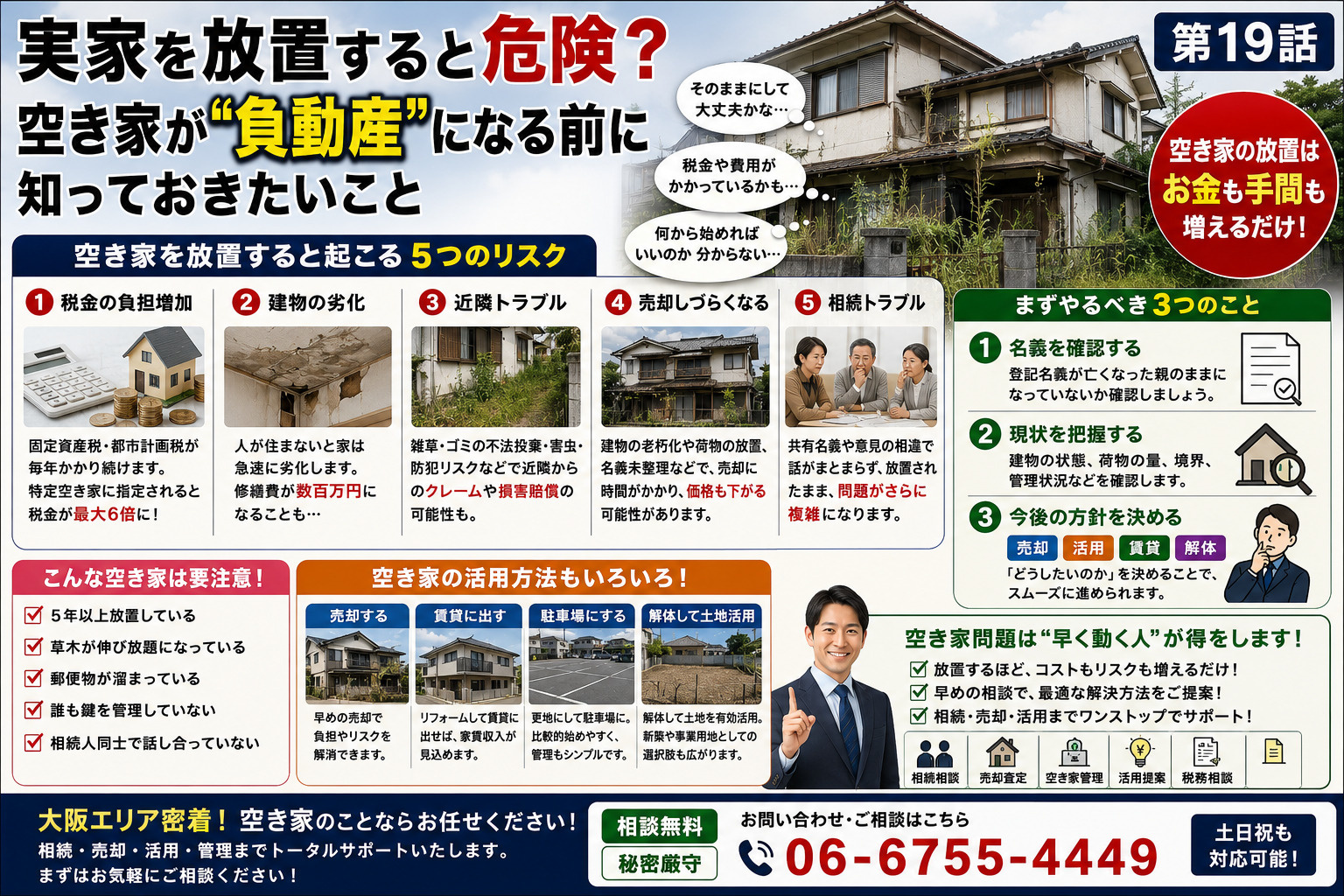 ～実家を放置すると危険？ 空き家が“負動産”になる前に知っておきたいこと～ その不動産取引、大丈夫？第１９話の画像