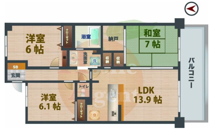 【アソシエール野方】の画像