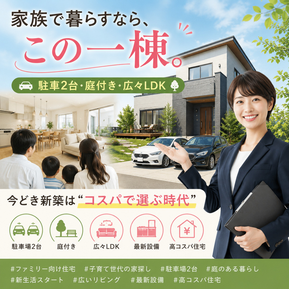 新築戸建てで賃貸脱出を叶える家探し術？建売住宅で住宅ローン相談や住み替え検討に役立つ今買うべき理由の画像