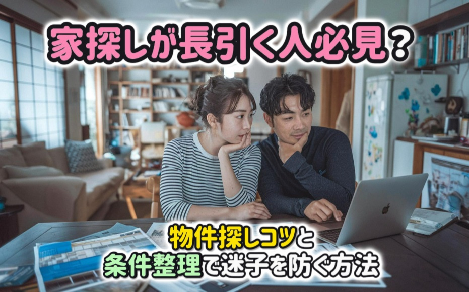 家探しが長引く人必見？物件探しコツと条件整理で迷子を防ぐ方法の画像