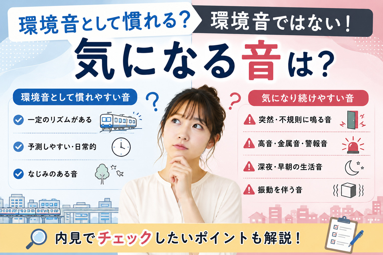 環境音として慣れる？逆に「ずっと気になる音」ってどんな音？の画像