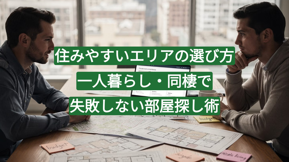 【天満 賃貸】住みやすいエリアの選び方｜一人暮らし・同棲で失敗しない部屋探し術の画像