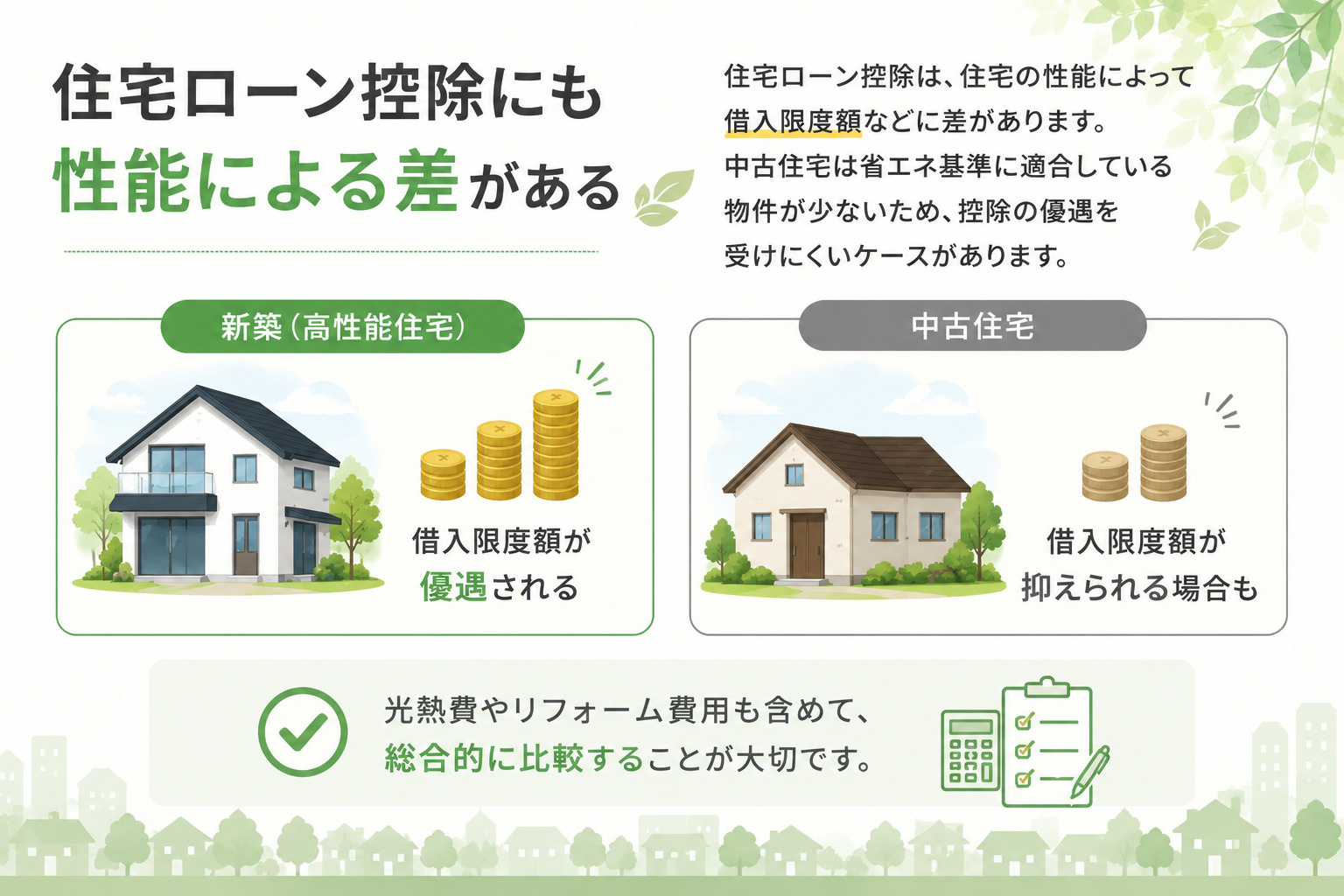住宅ローン控除でも差が出る。“省エネ中古住宅”が圧倒的に少ない現実