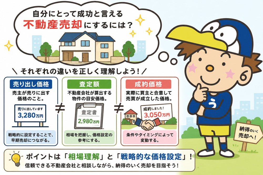 売り出し価格と査定額の違いは？早期成約価格を決める考え方を整理の画像