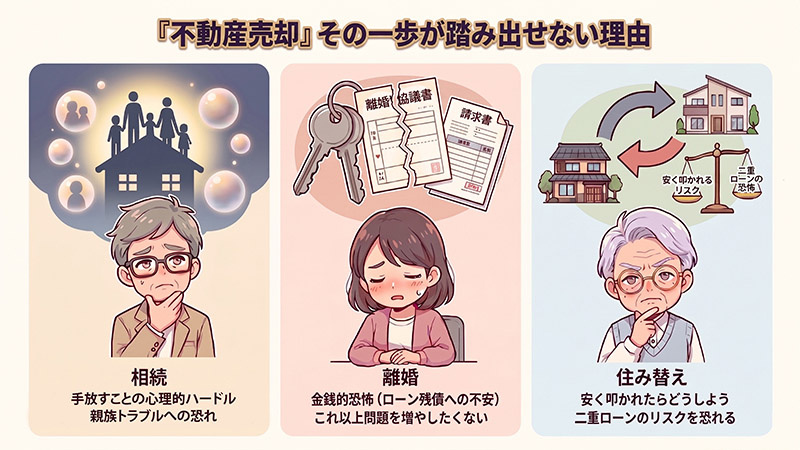 「不動産売却」その一歩が踏み出せない理由