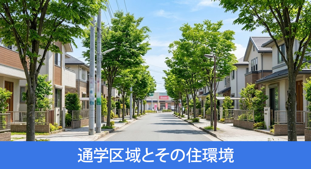 「鶴ヶ島市立新町小学校」の通学区域とその住環境
