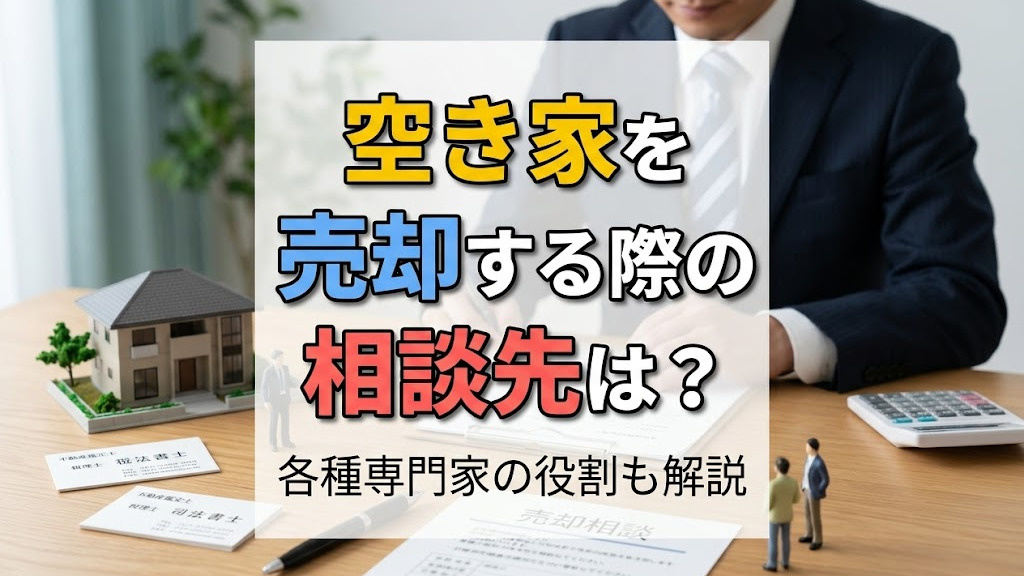 空き家を売却する際の相談先は？各種専門家の役割も解説の画像