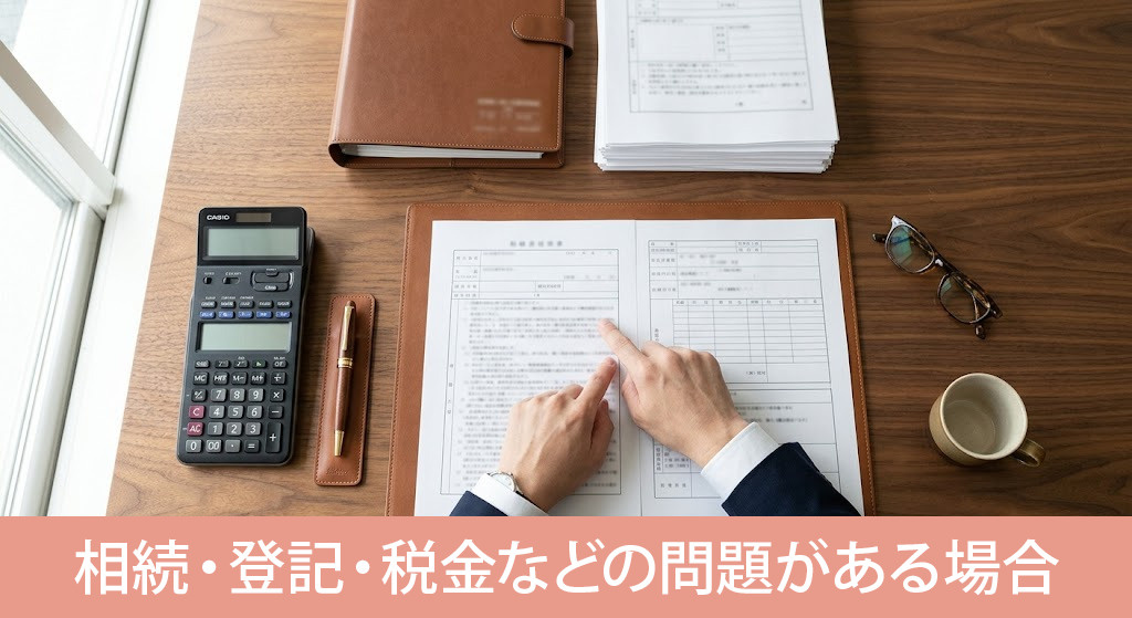 相続・登記・税金などの問題がある場合の相談先