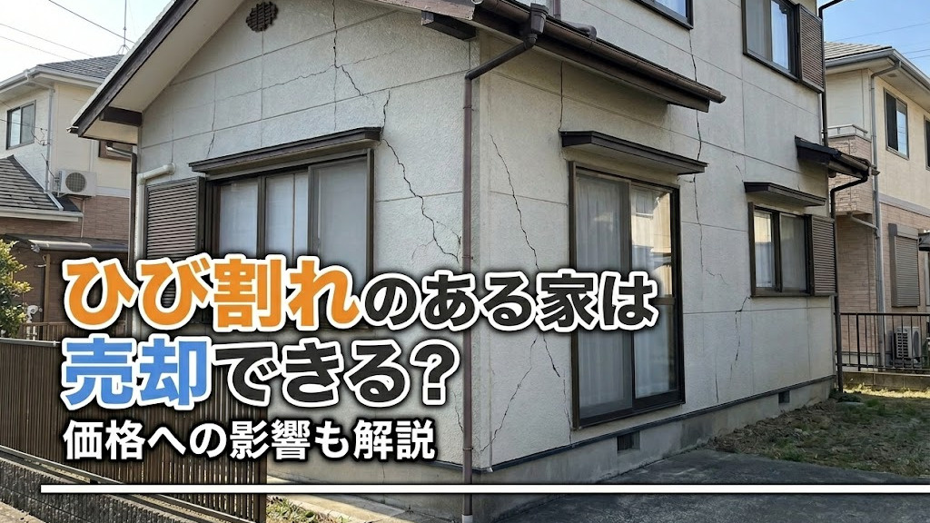 ひび割れのある家は売却できる？価格への影響も解説の画像