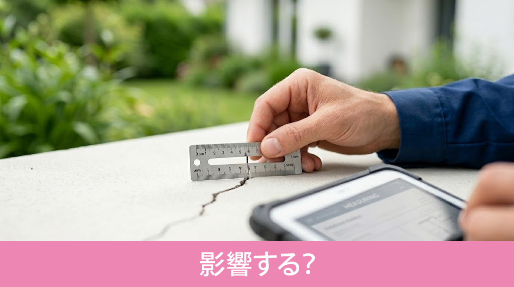 家のひび割れは売却価格に影響する？