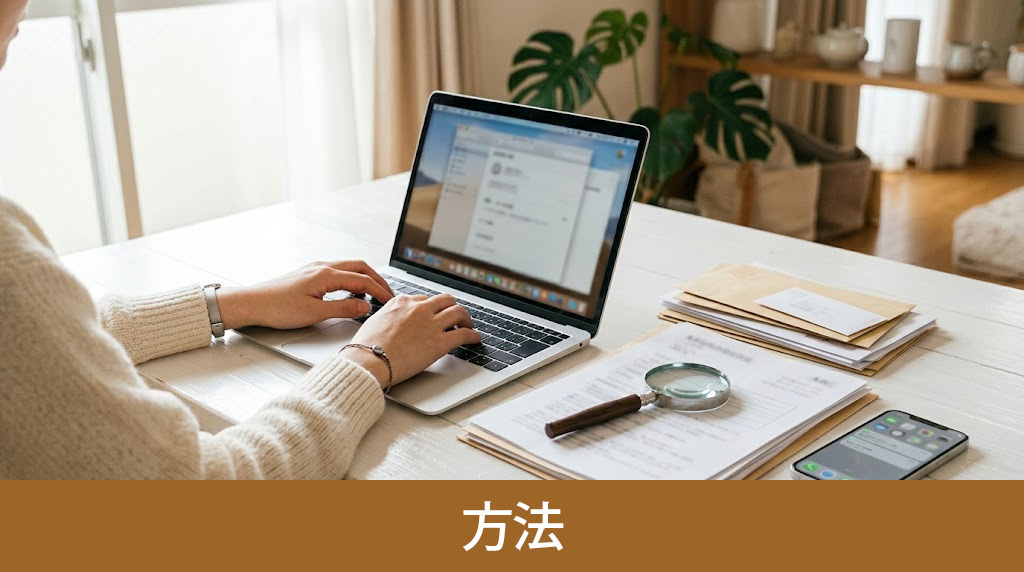 自分でできる相続財産調査の方法