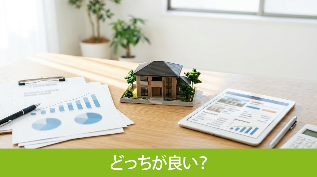 一戸建ては売るのと貸すのどっちが良い？