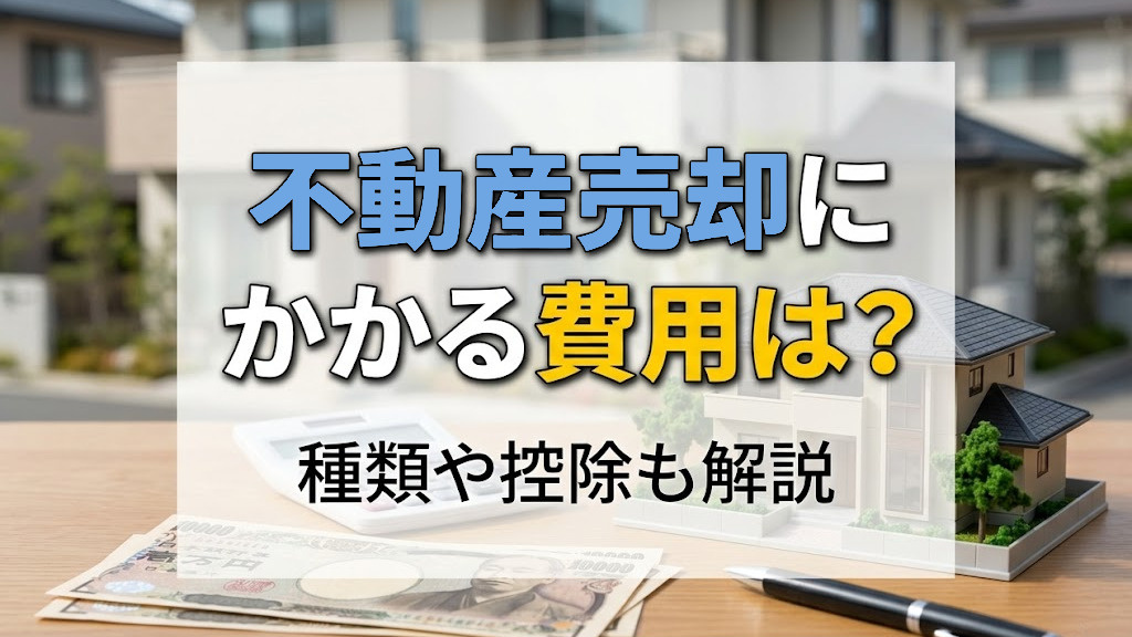 不動産売却にかかる費用は？種類や控除も解説の画像