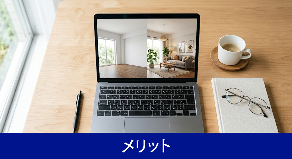 バーチャルステージングを導入する主なメリット