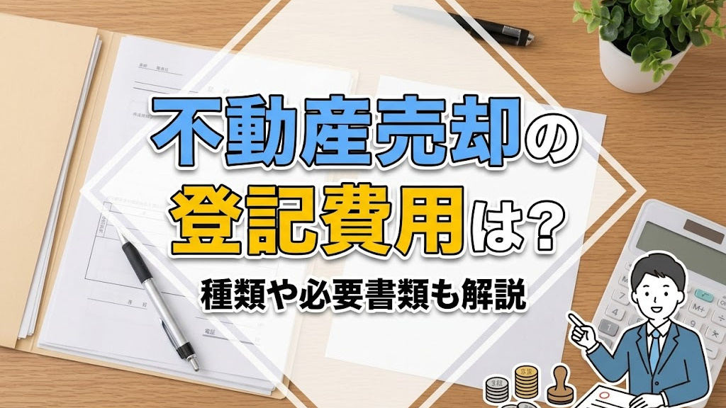 不動産売却の登記費用は？種類や必要書類も解説の画像