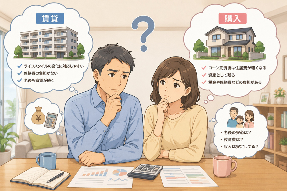 賃貸と購入どっちが良い？40代夫婦目線で後悔しないための判断基準②の画像
