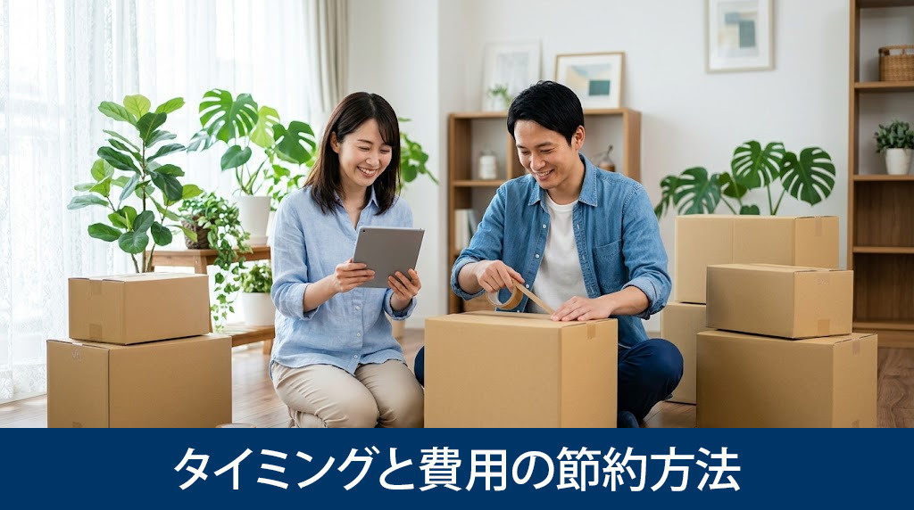 住み替えの最適なタイミングと費用の節約方法