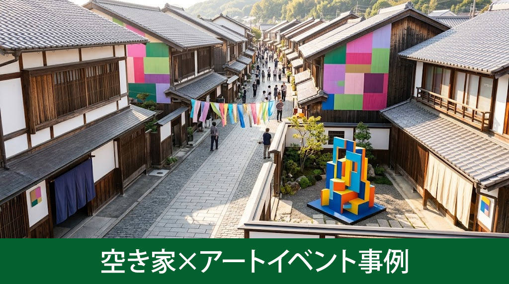 国内で成功した空き家×アートイベント事例