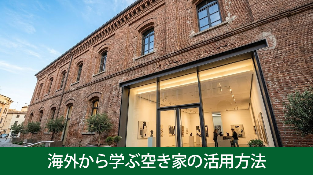 海外から学ぶ空き家の活用方法
