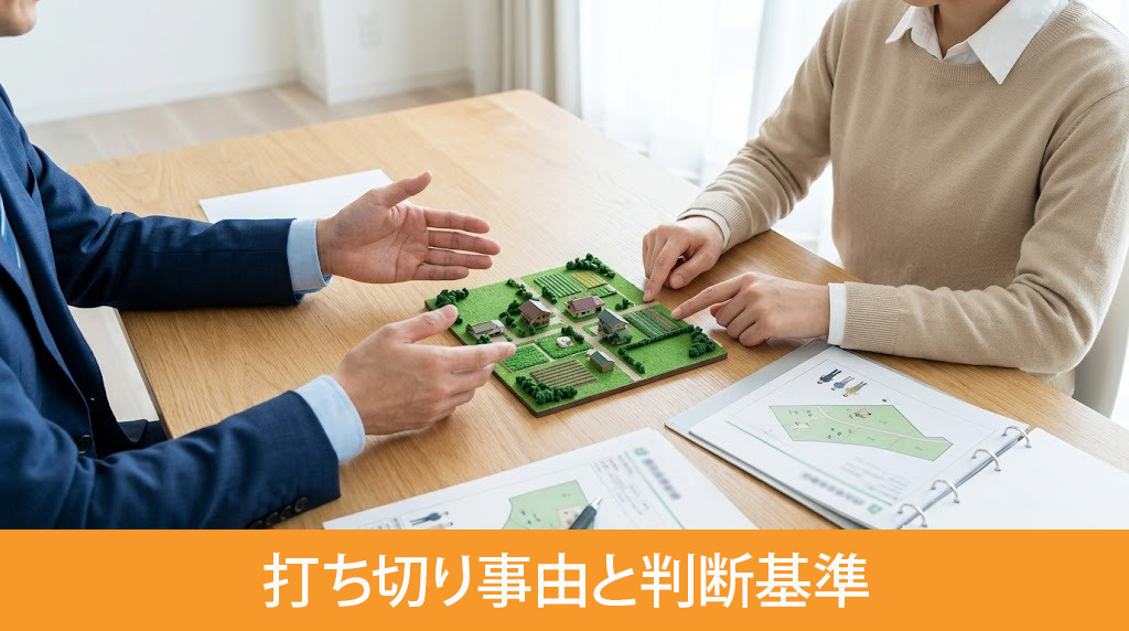 猶予の打ち切り事由と農地売却の判断基準