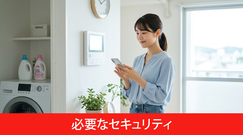 女性の一人暮らしで必要なセキュリティ