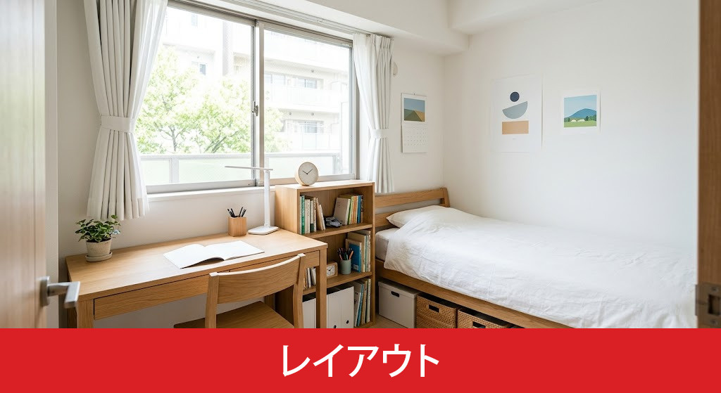 マンションの子ども部屋のレイアウト
