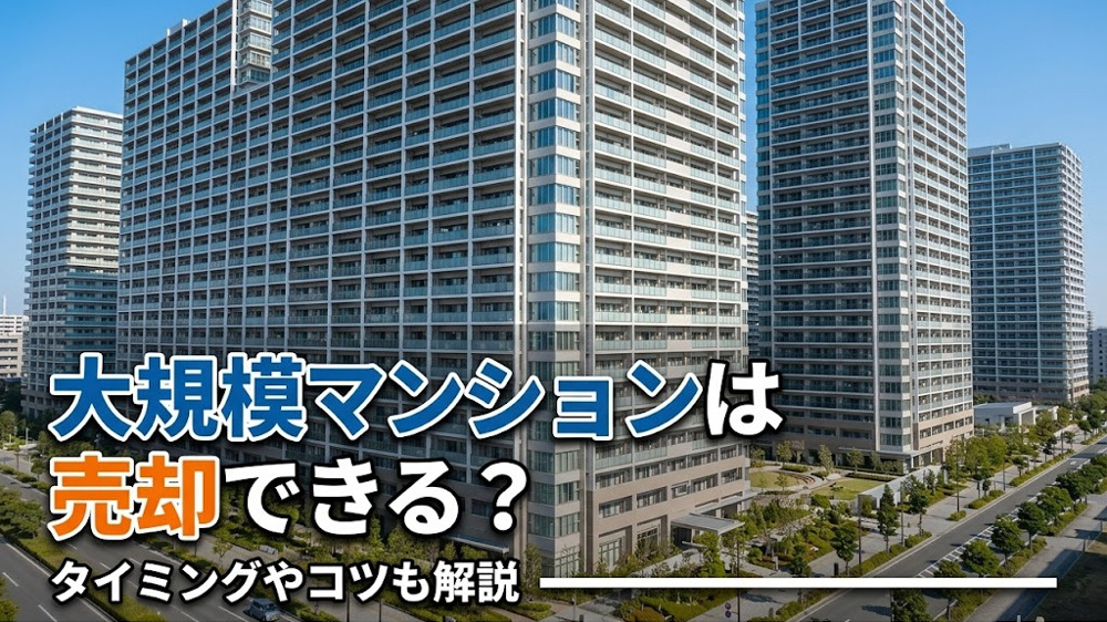 大規模マンションは売却できる？タイミングやコツも解説の画像