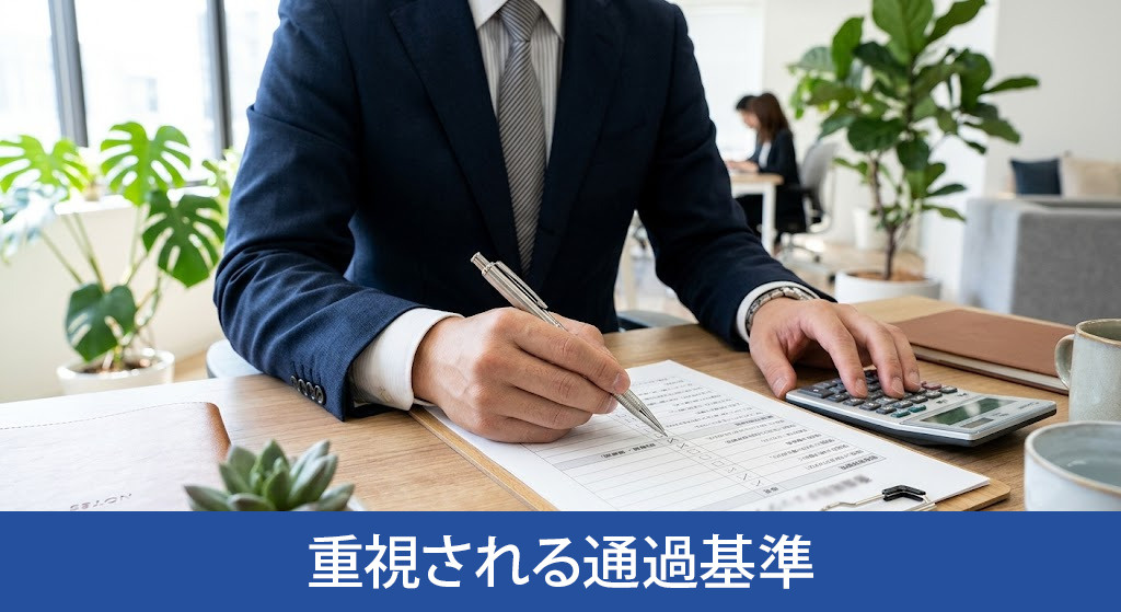 住宅ローン審査で重視される通過基準