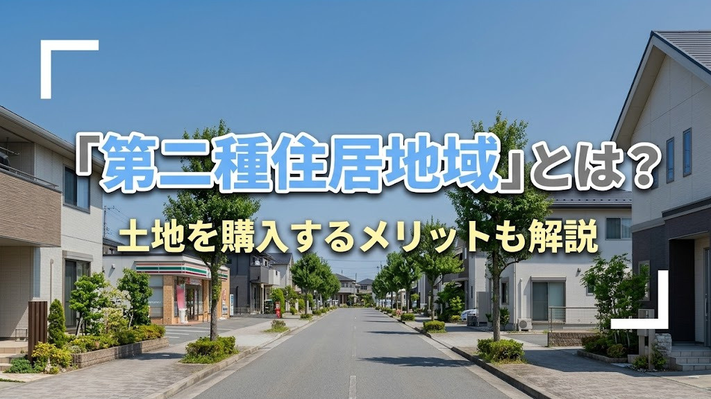 第二種住居地域とは？土地を購入するメリットも解説