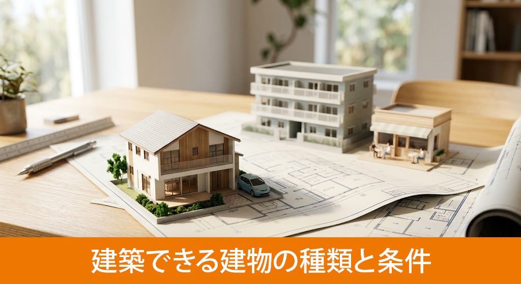 第二種住居地域で建築できる建物の種類と条件
