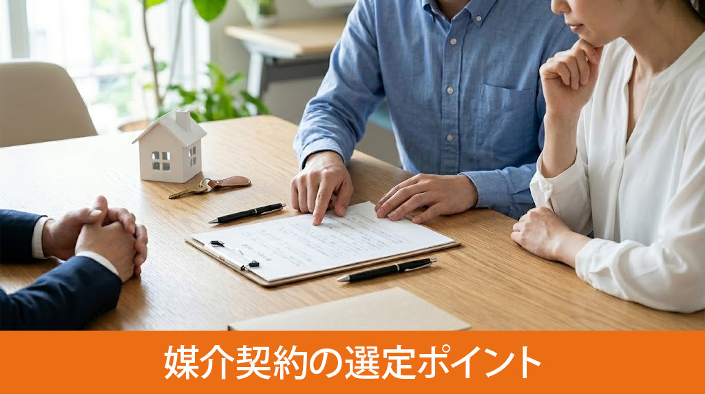 気付かれずに不動産を売却するための媒介契約の選定ポイント