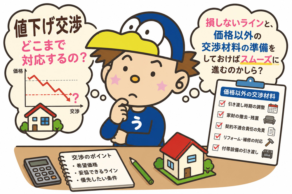 不動産売却の値下げ交渉とは？対応や方法を詳しく解説の画像