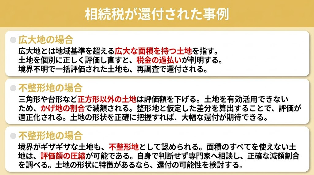 相続税が還付された事例
