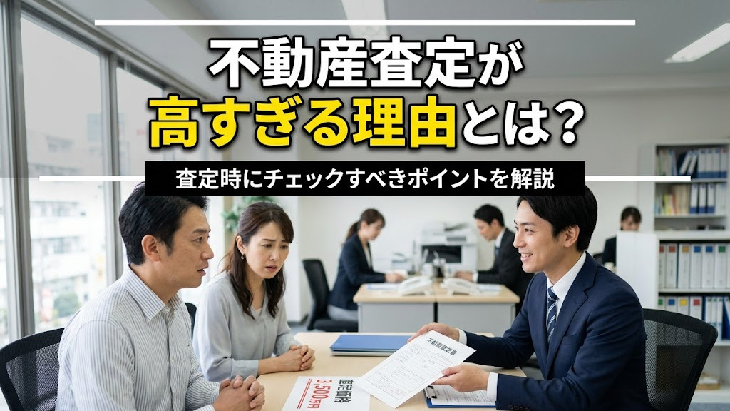 不動産査定が高すぎる理由とは？査定時にチェックすべきポイントを解説の画像
