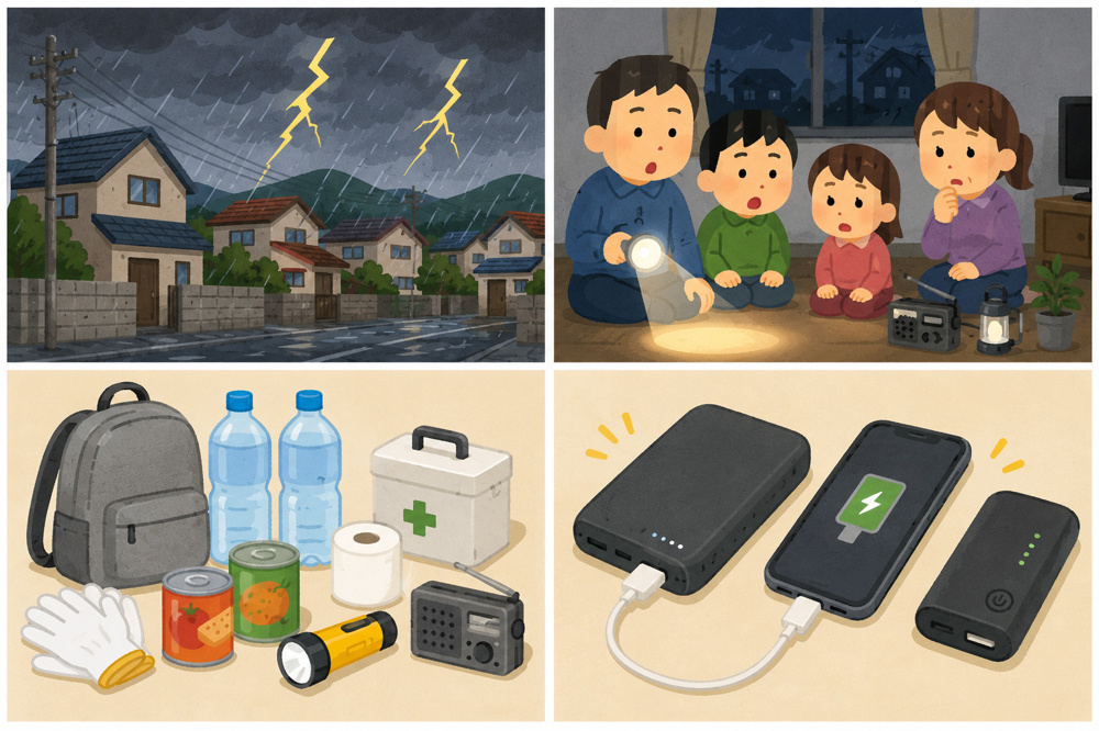 長野市近郊で発生した落雷と停電　今あらためて確認したい注意点の画像
