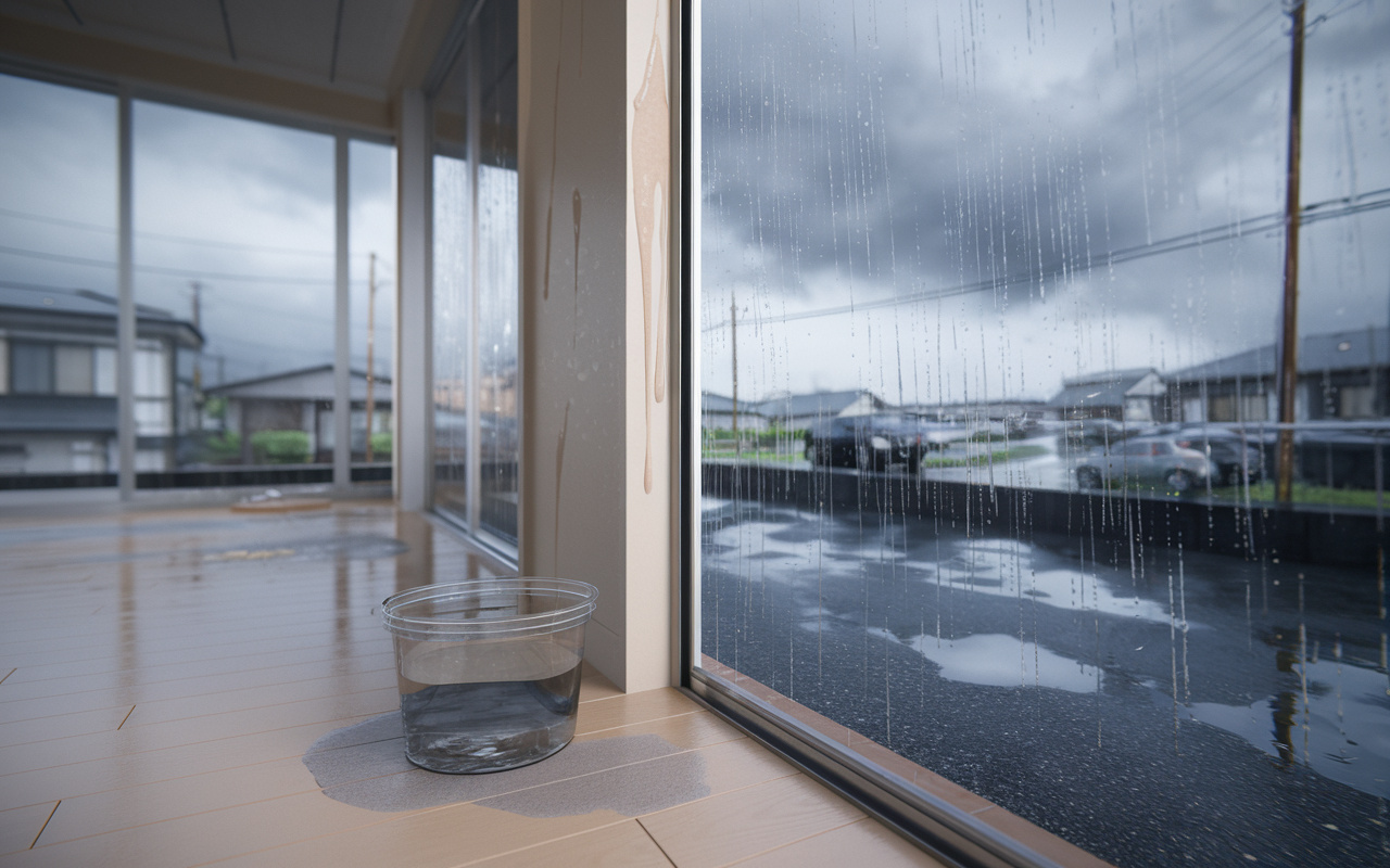 雨の日の雨漏りトラブル対処法！賃貸入居者が今すぐできる安全確認と連絡のコツの画像