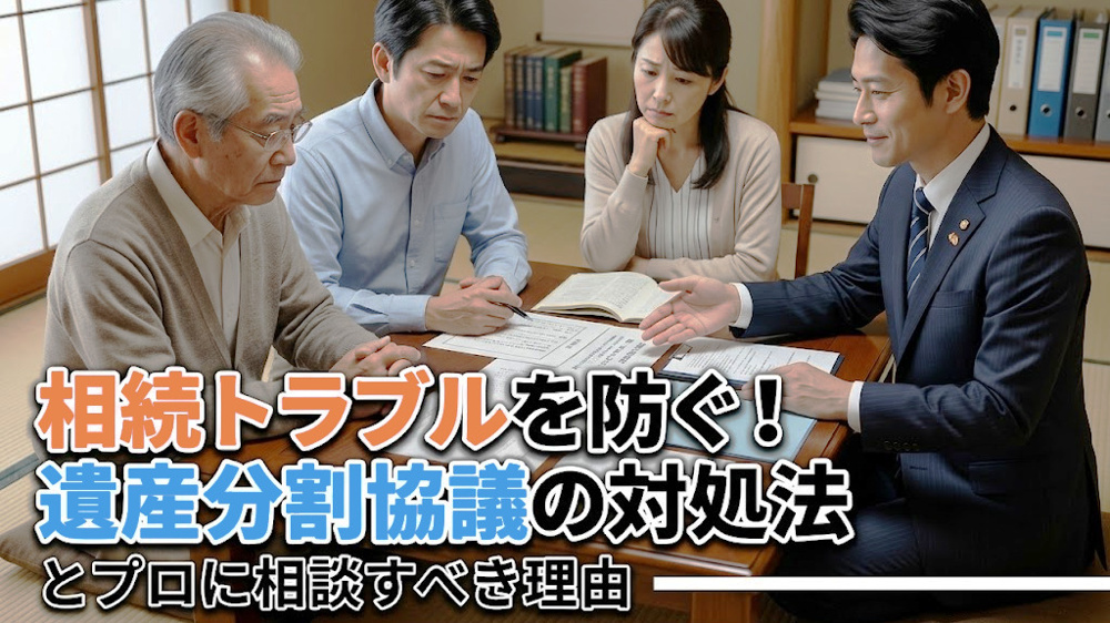 相続トラブルを防ぐ！遺産分割協議の対処法とプロに相談すべき理由の画像