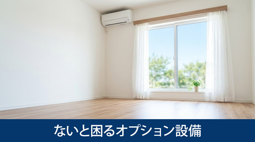 建売住宅でないと困るオプション設備とは？