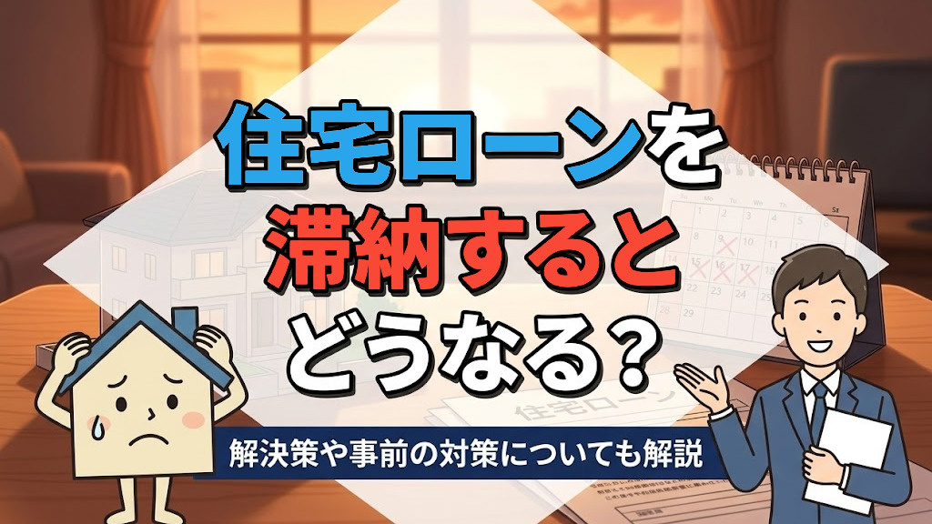 住宅ローンを滞納するとどうなる？解決策や事前の対策についても解説の画像