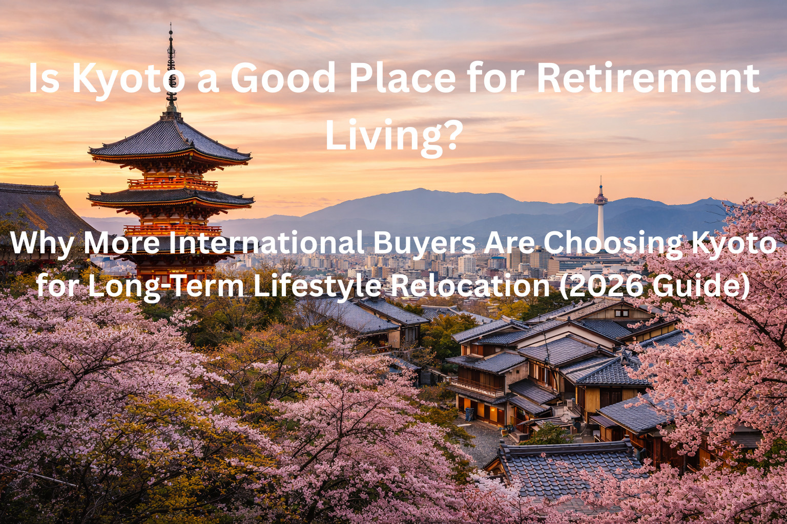 Is Kyoto a Good Place for Retirement Living? Why More International Buyers Are Choosing Kyoto for Long-Term Lifestyle Relocation (2026 Guide)の画像