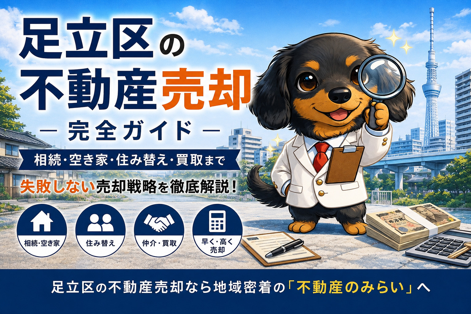 【2026年最新版】足立区 不動産売却｜相続・空き家・住み替え・買取まで失敗しない完全ガイド｜不動産のみらいの画像